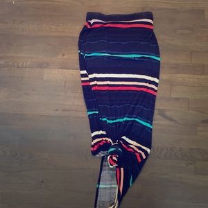 Jessica Simpson Maxi Striped Skirt